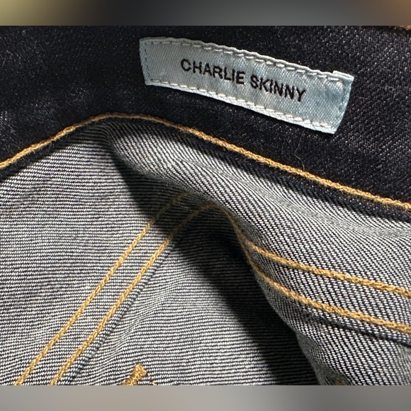 Lucky Brand🍀 Jeans, White Oak Cone, Charlie Skinny, Dark Wash, 2/26 - Picture 10 of 12